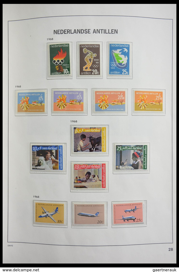 Curacao: 1873-1980: Complete, almost only MNH and mint hinged collection (few stamps cancelled) Cura