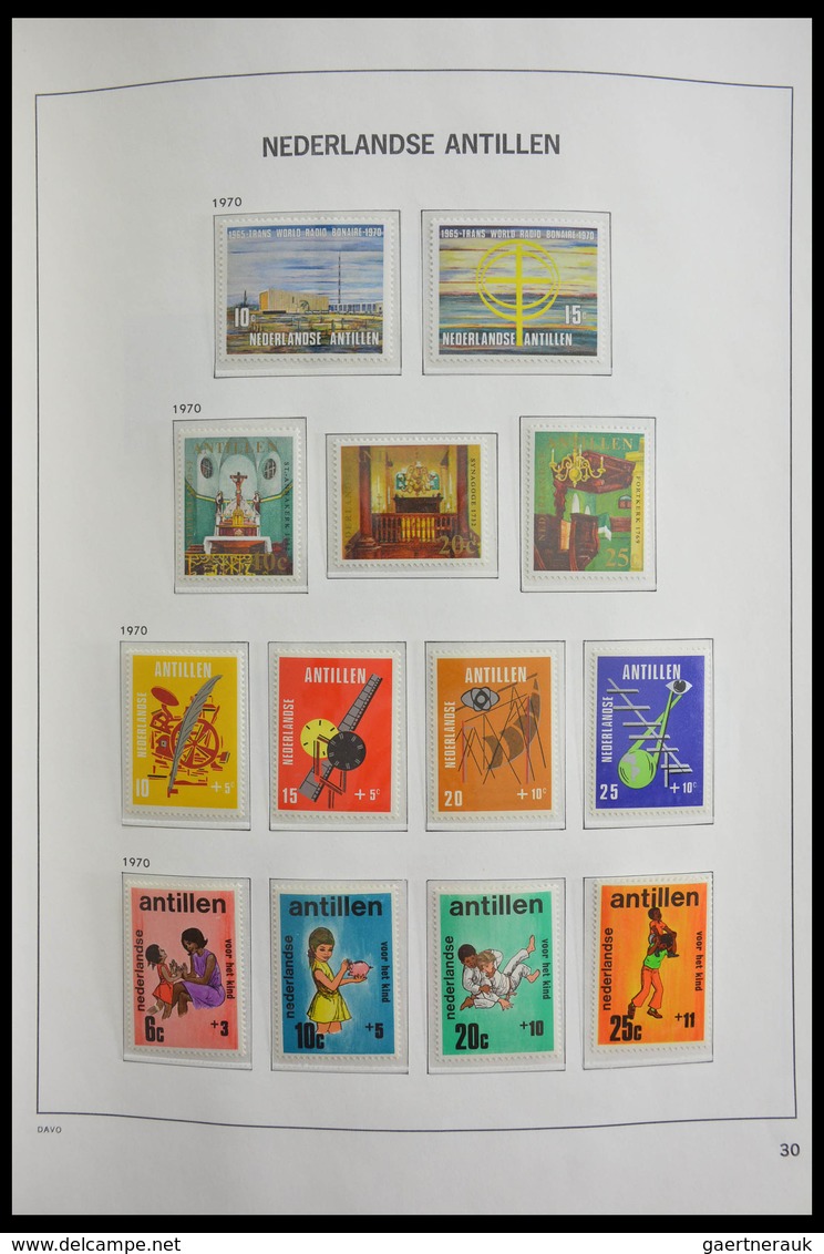 Curacao: 1873-1980: Complete, almost only MNH and mint hinged collection (few stamps cancelled) Cura