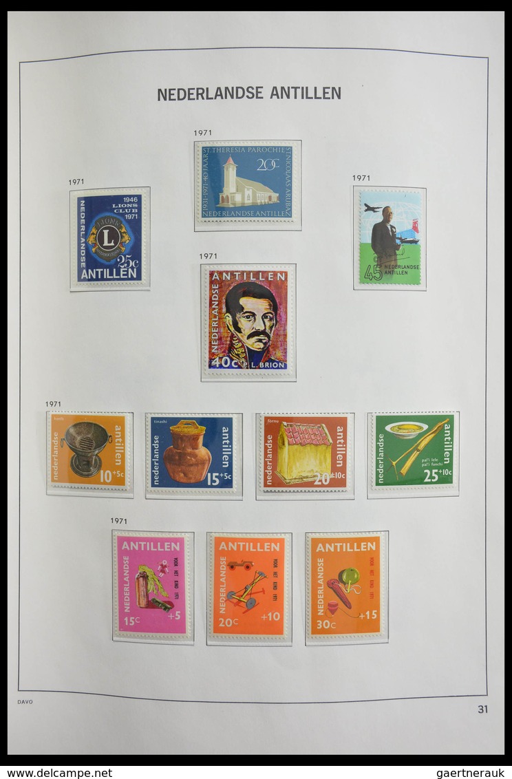 Curacao: 1873-1980: Complete, almost only MNH and mint hinged collection (few stamps cancelled) Cura