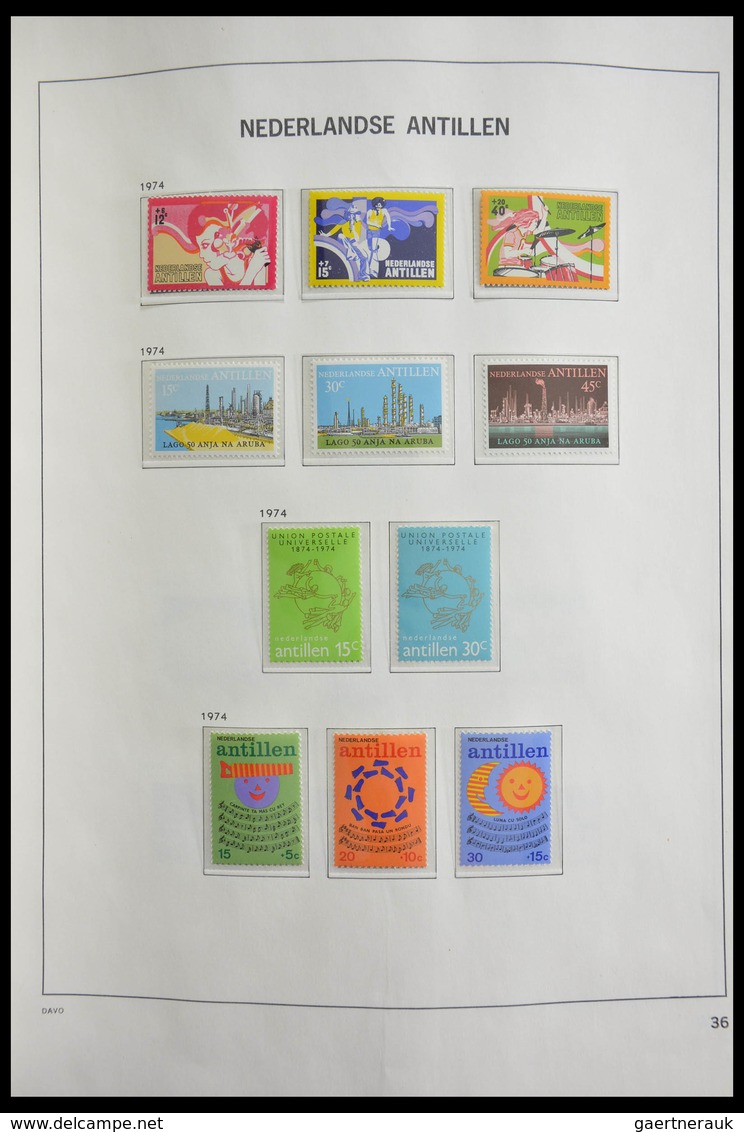 Curacao: 1873-1980: Complete, almost only MNH and mint hinged collection (few stamps cancelled) Cura