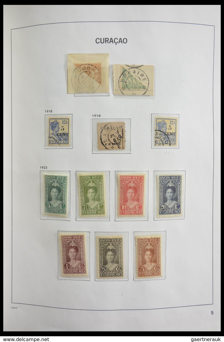 Curacao: 1873-1980: Complete, almost only MNH and mint hinged collection (few stamps cancelled) Cura