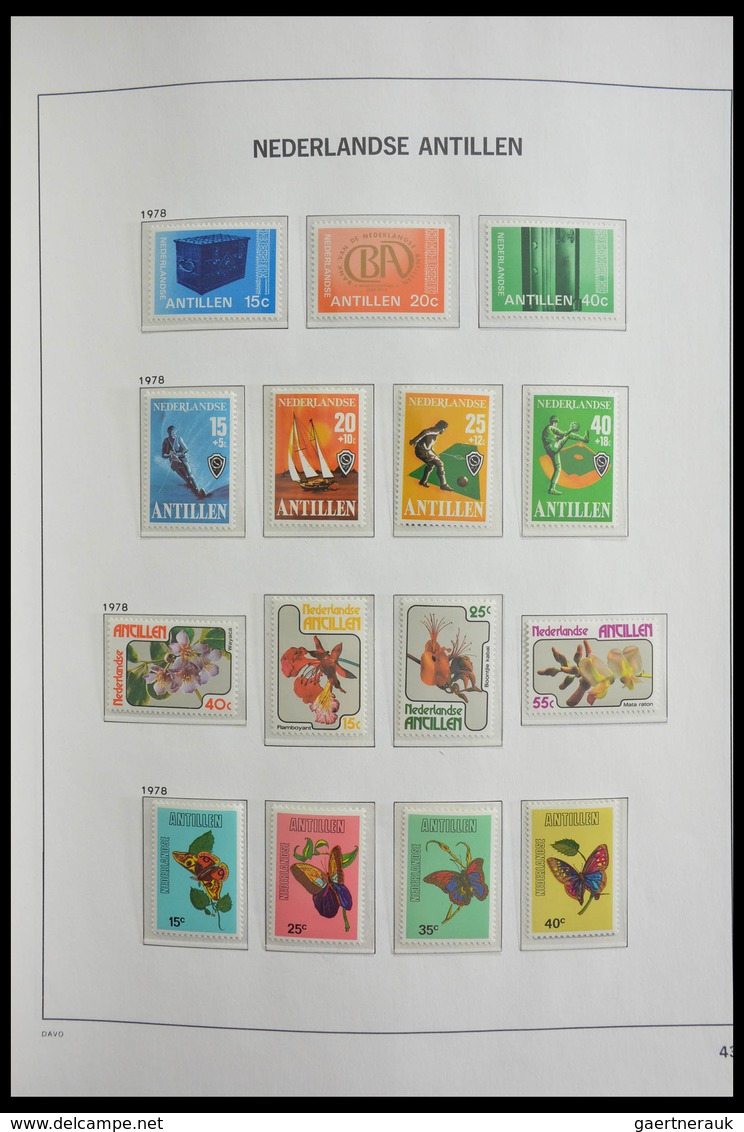 Curacao: 1873-1980: Complete, almost only MNH and mint hinged collection (few stamps cancelled) Cura