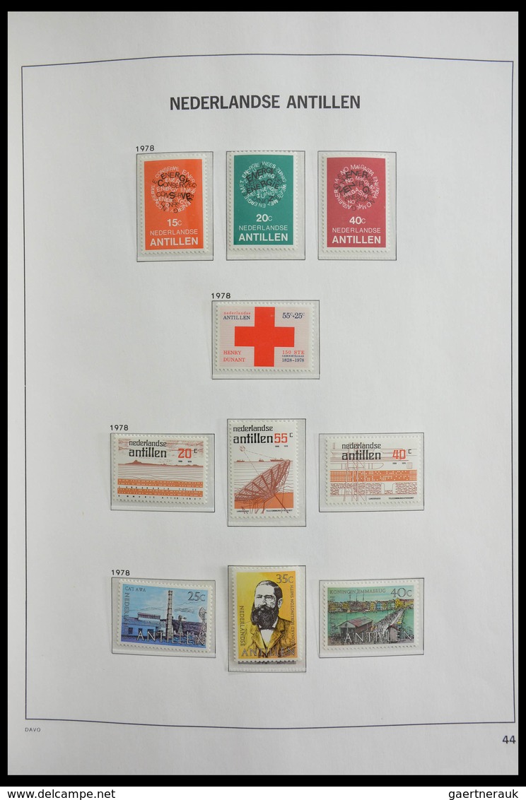 Curacao: 1873-1980: Complete, almost only MNH and mint hinged collection (few stamps cancelled) Cura