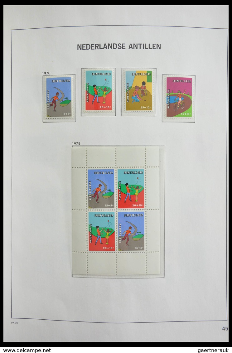 Curacao: 1873-1980: Complete, almost only MNH and mint hinged collection (few stamps cancelled) Cura