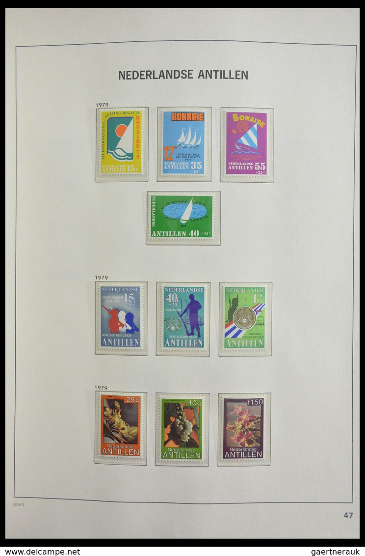 Curacao: 1873-1980: Complete, almost only MNH and mint hinged collection (few stamps cancelled) Cura