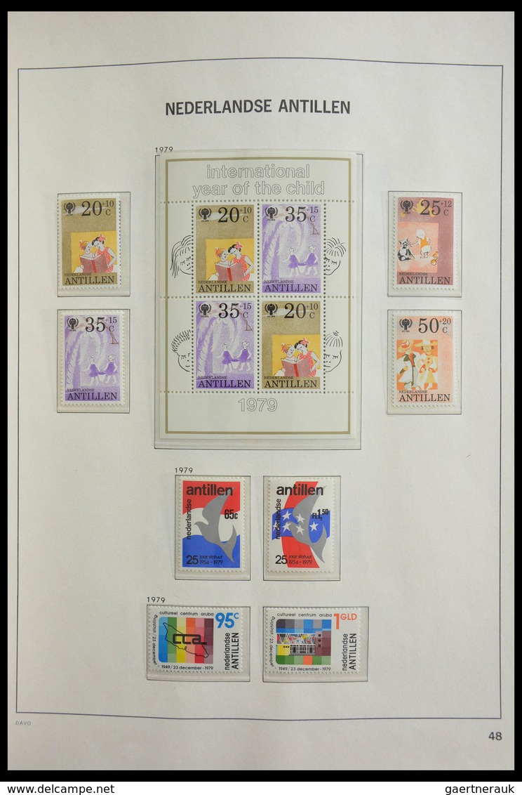 Curacao: 1873-1980: Complete, almost only MNH and mint hinged collection (few stamps cancelled) Cura