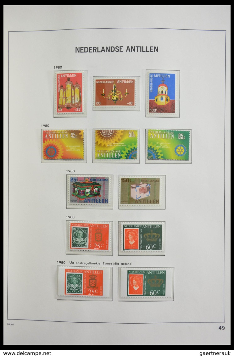 Curacao: 1873-1980: Complete, almost only MNH and mint hinged collection (few stamps cancelled) Cura