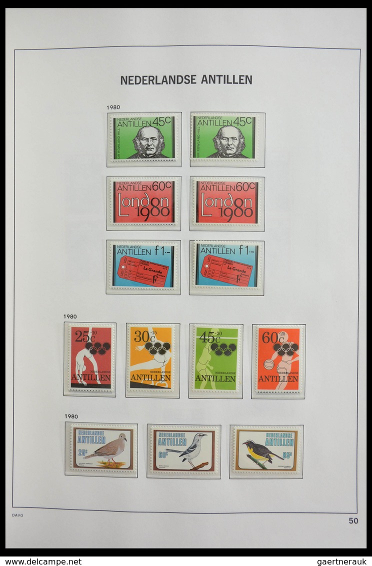 Curacao: 1873-1980: Complete, almost only MNH and mint hinged collection (few stamps cancelled) Cura