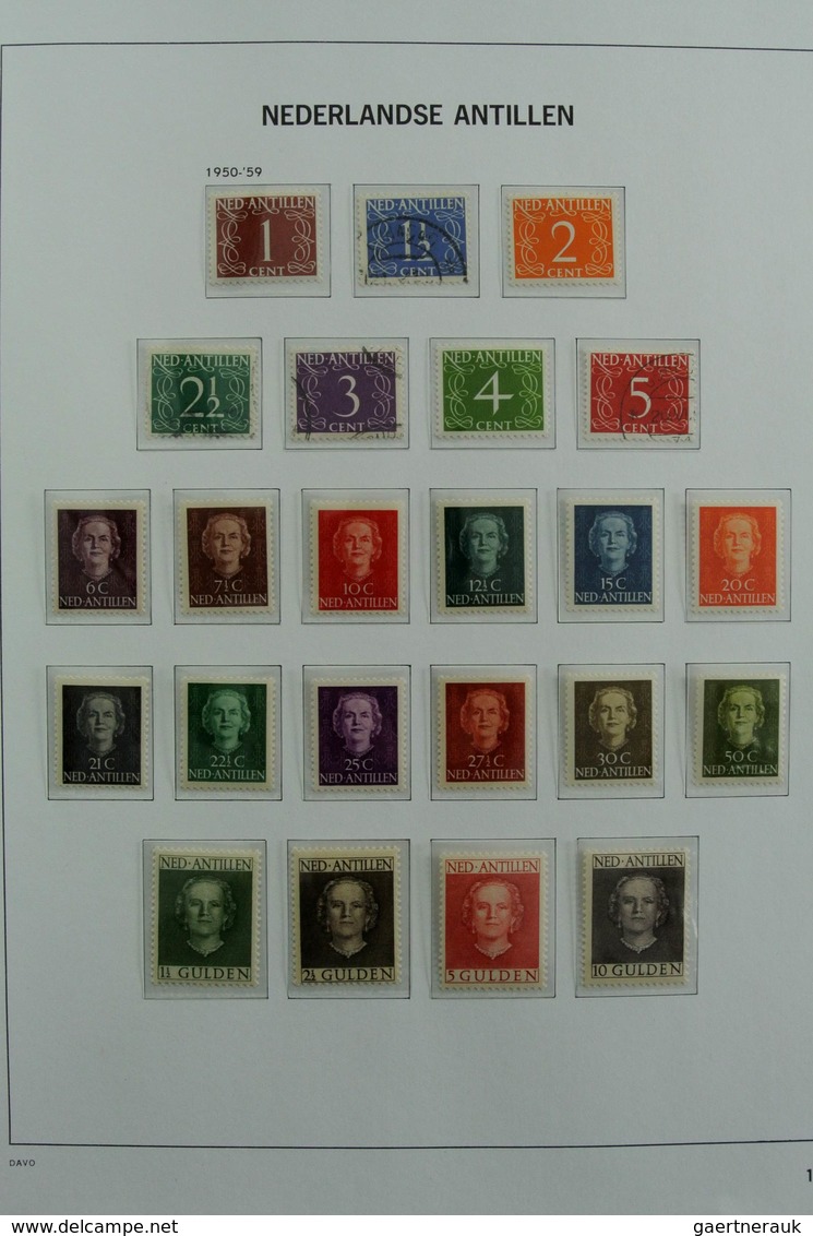 Curacao: 1873-2000: Almost complete, mostly MNH and mint hinged collection Curaçao 1873-2000 in 2 Da