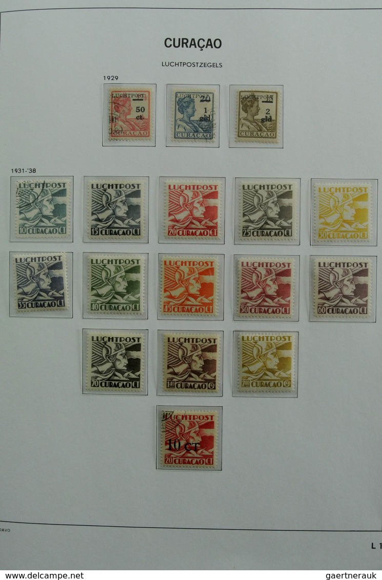 Curacao: 1873-2000: Almost complete, mostly MNH and mint hinged collection Curaçao 1873-2000 in 2 Da