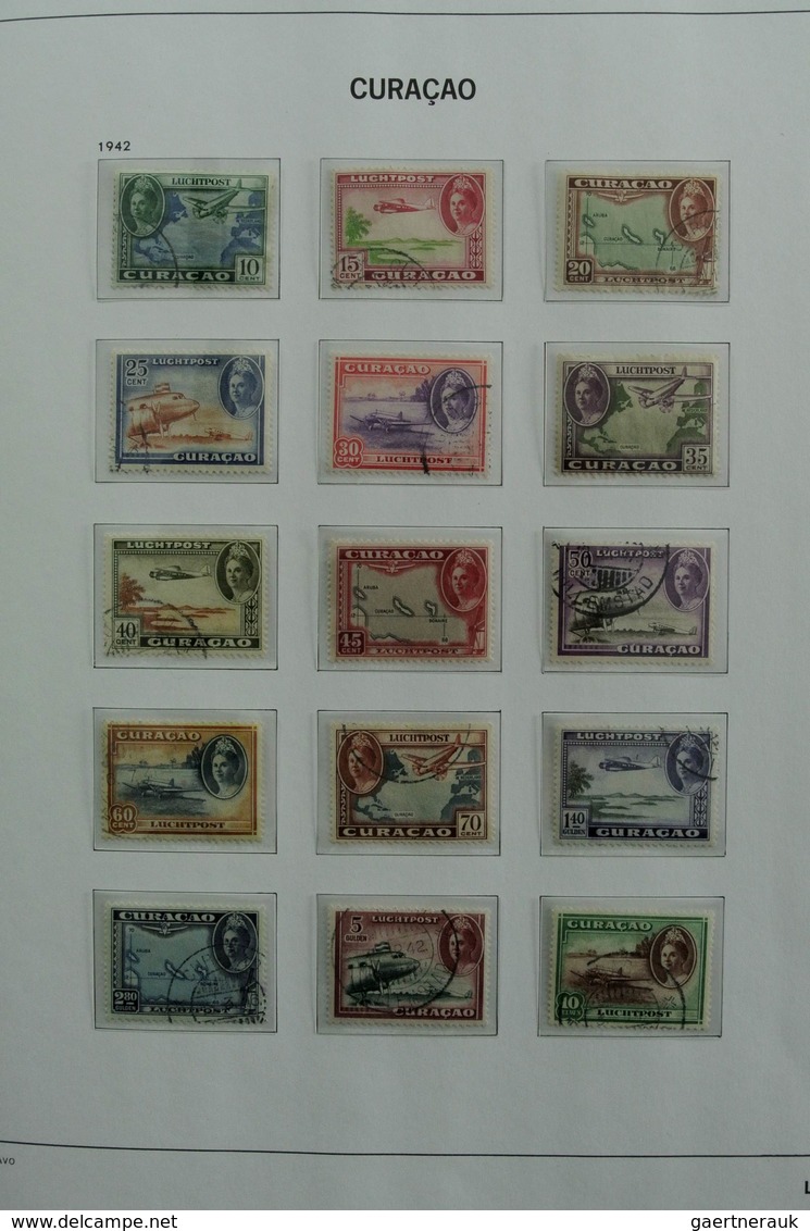 Curacao: 1873-2000: Almost complete, mostly MNH and mint hinged collection Curaçao 1873-2000 in 2 Da