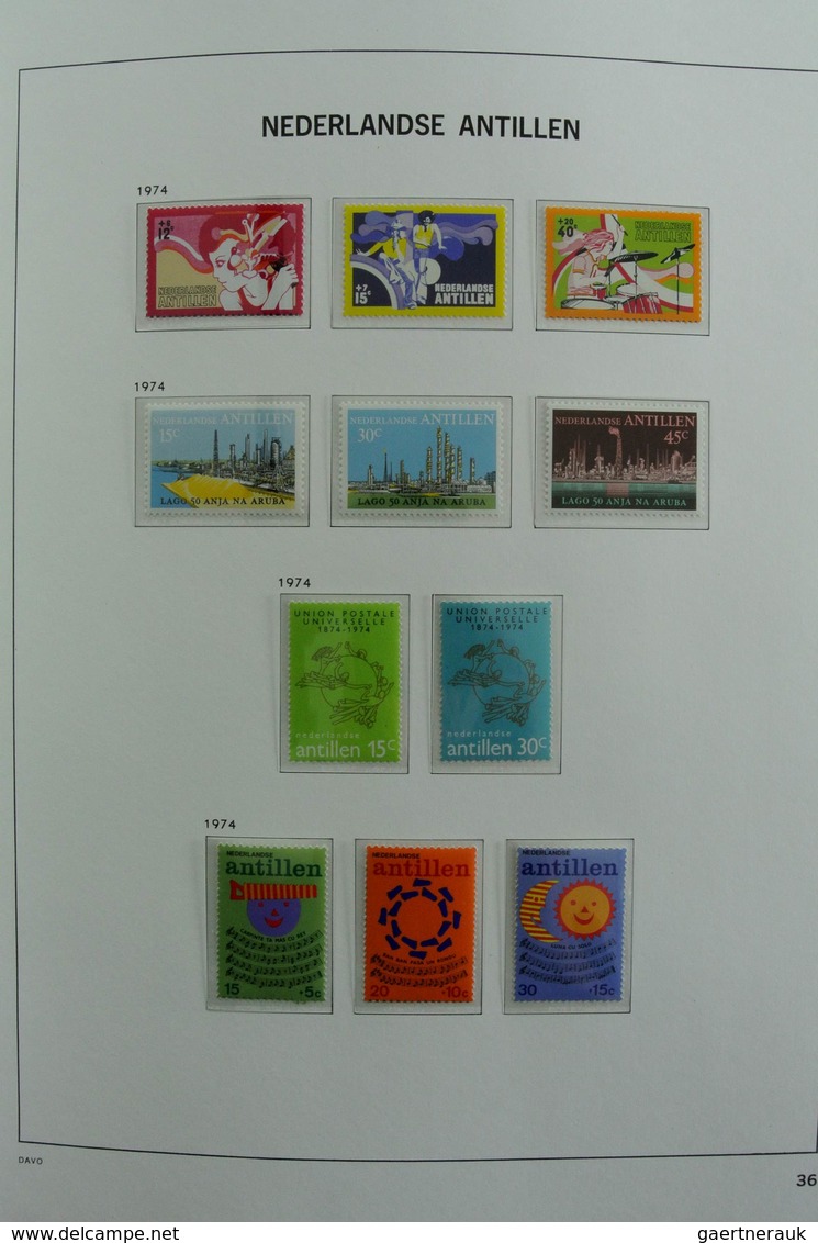 Curacao: 1873-2000: Almost complete, mostly MNH and mint hinged collection Curaçao 1873-2000 in 2 Da