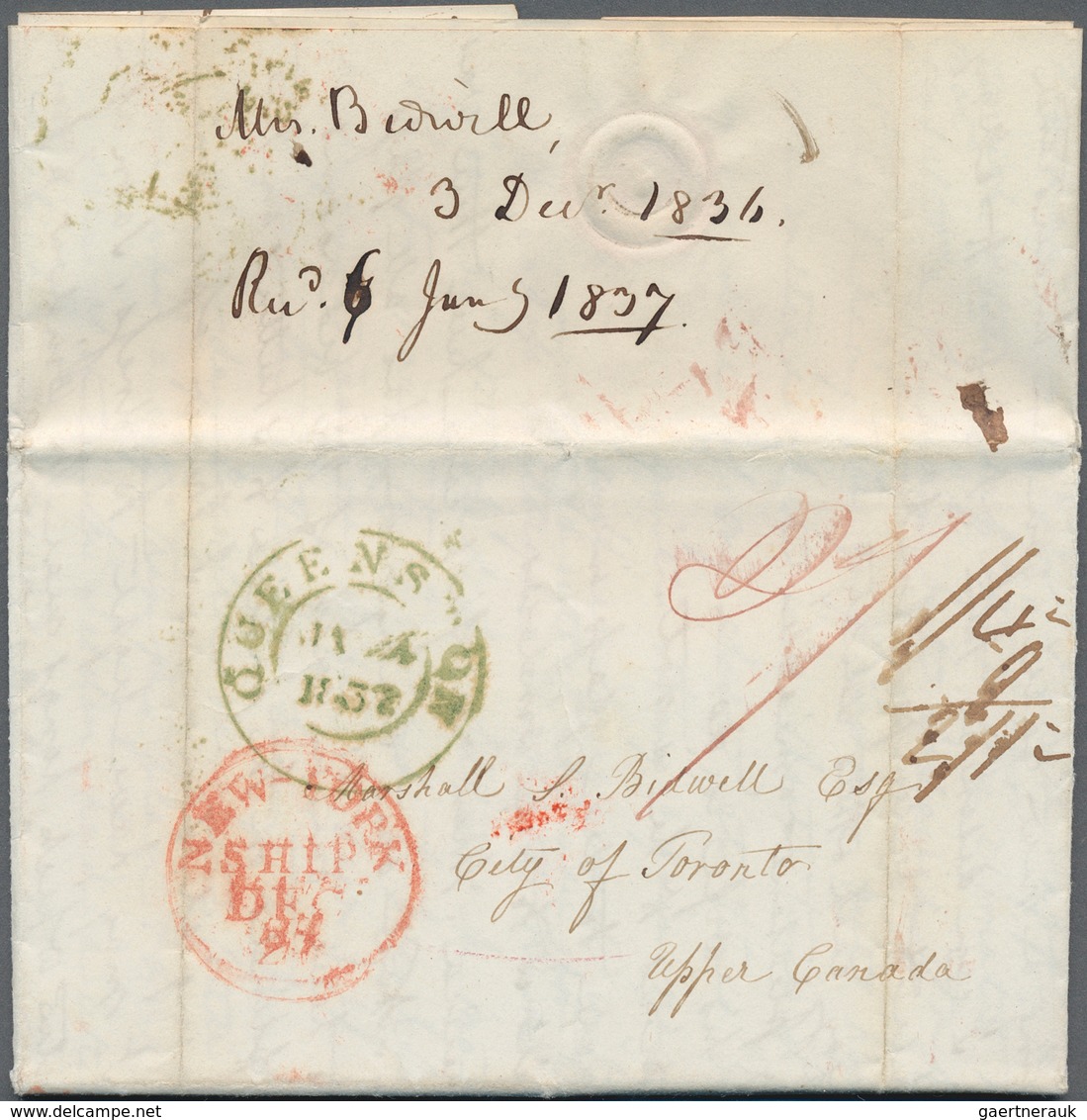 Dänisch-Westindien - Vorphilatelie: 1804-1866 Collection Of 22 Pre-philatelic And Stampless Letters - Dänische Antillen (Westindien)