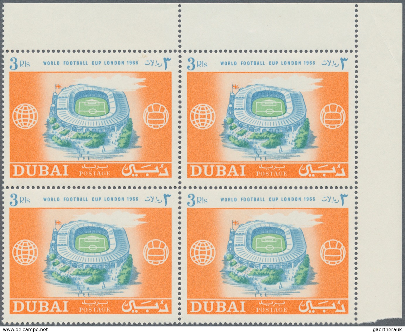 Dubai: 1963/1970 (ca.), Unusual Accumulation In Large Box Incl. Large Blocks/part Sheets, Several Mi - Dubai