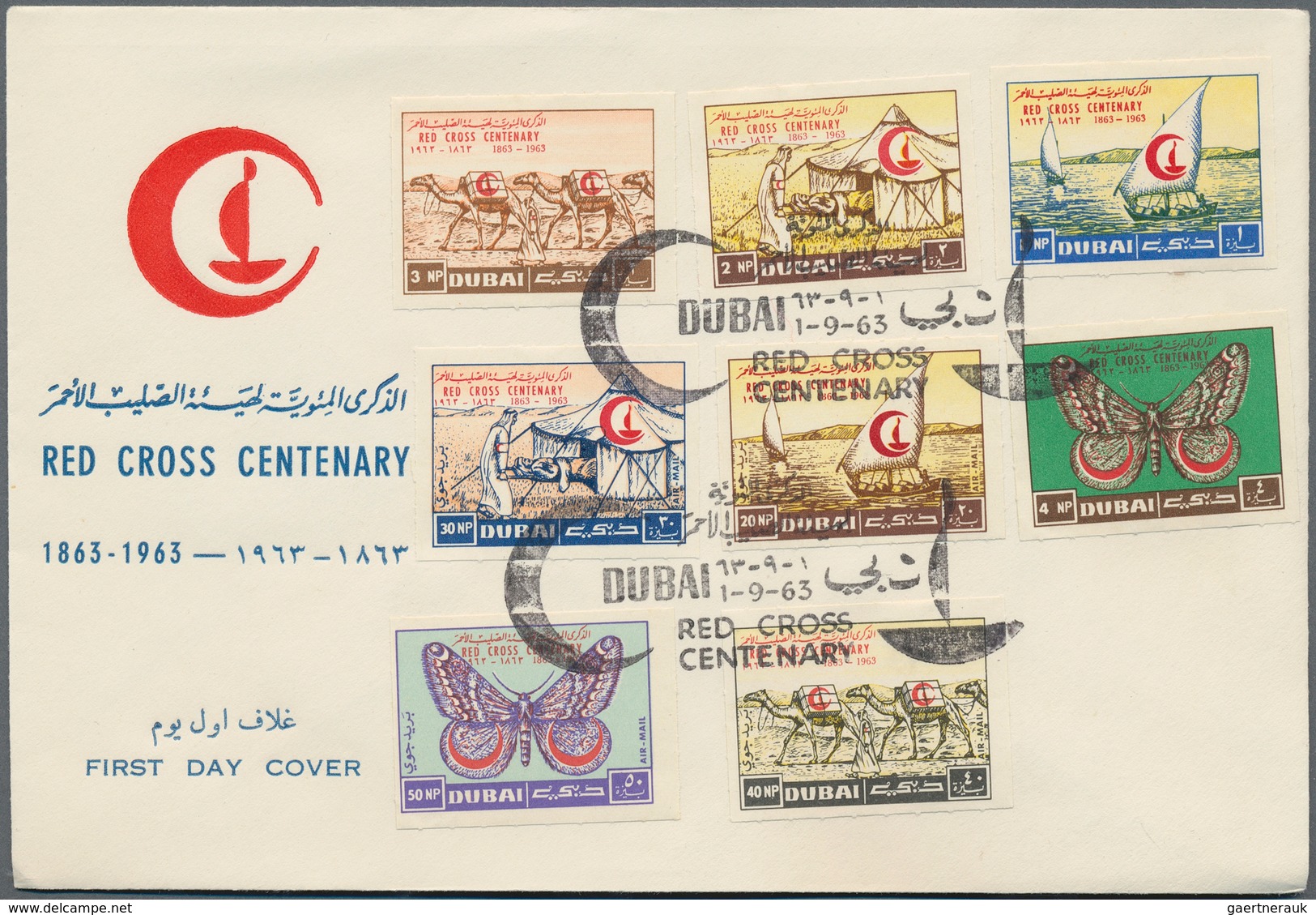 Dubai: 1963/1971 (ca.), Accumulation In A Box, Mainly MNH Material From The First Isssues On, Many S - Dubai