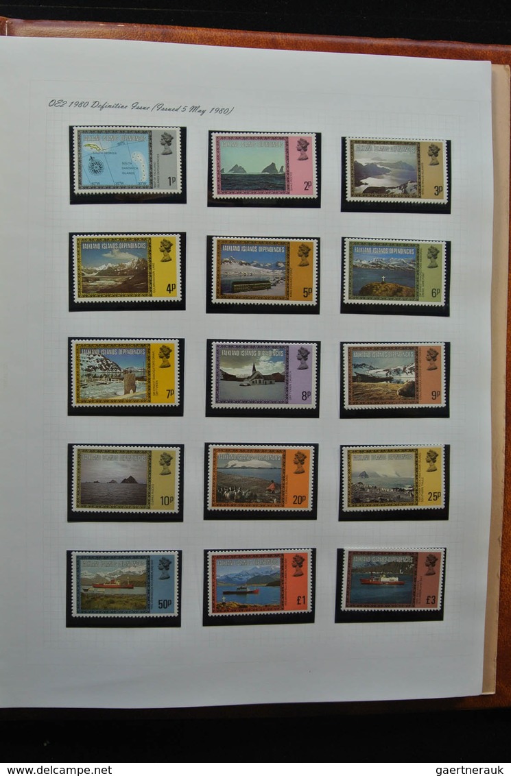 Falklandinseln: 1937-1998: Well filled, mostly MNH (till 1949 hinged) collection Falkland Islands 19