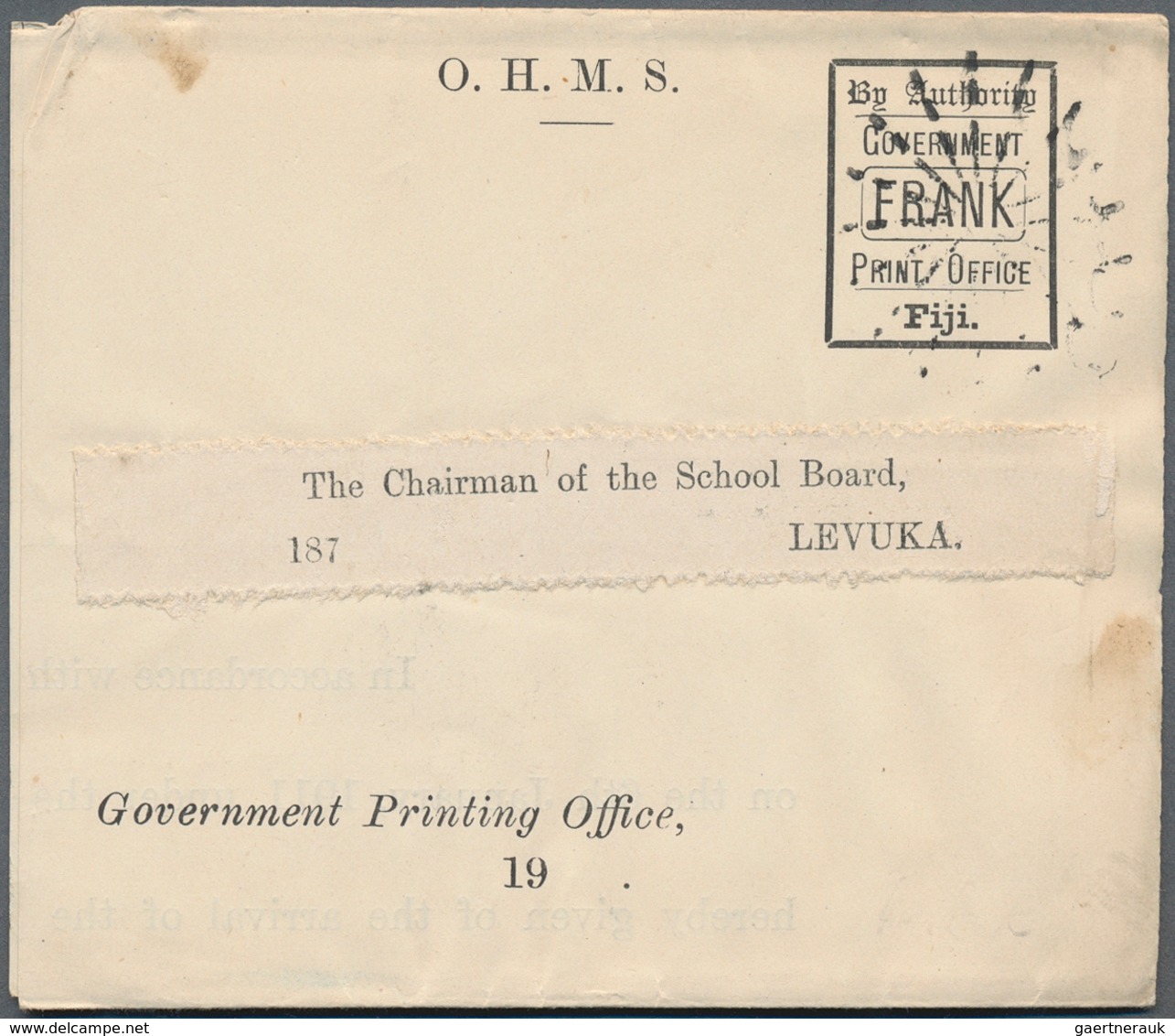 Fiji-Inseln: 1890/1955 (ca.), Cards (7), Inbound (3) 1912 From Switzerland And UK, Airmails KGVI/QEI - Fidschi-Inseln (...-1970)