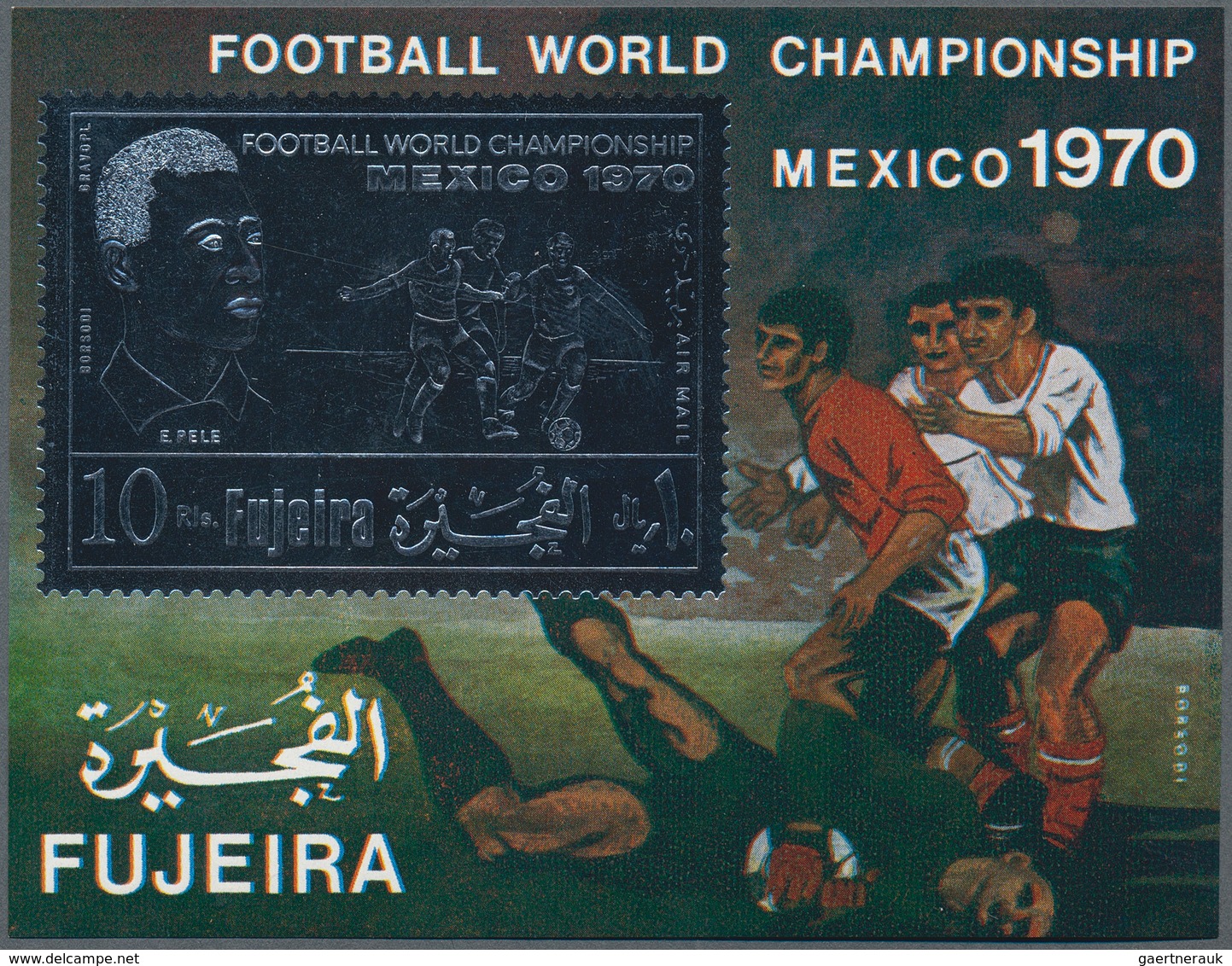 Fudschaira / Fujeira: 1970/1971, Stock Of GOLD And SILVER Foil Souvenir Sheets Mint Never Hinged In - Fudschaira