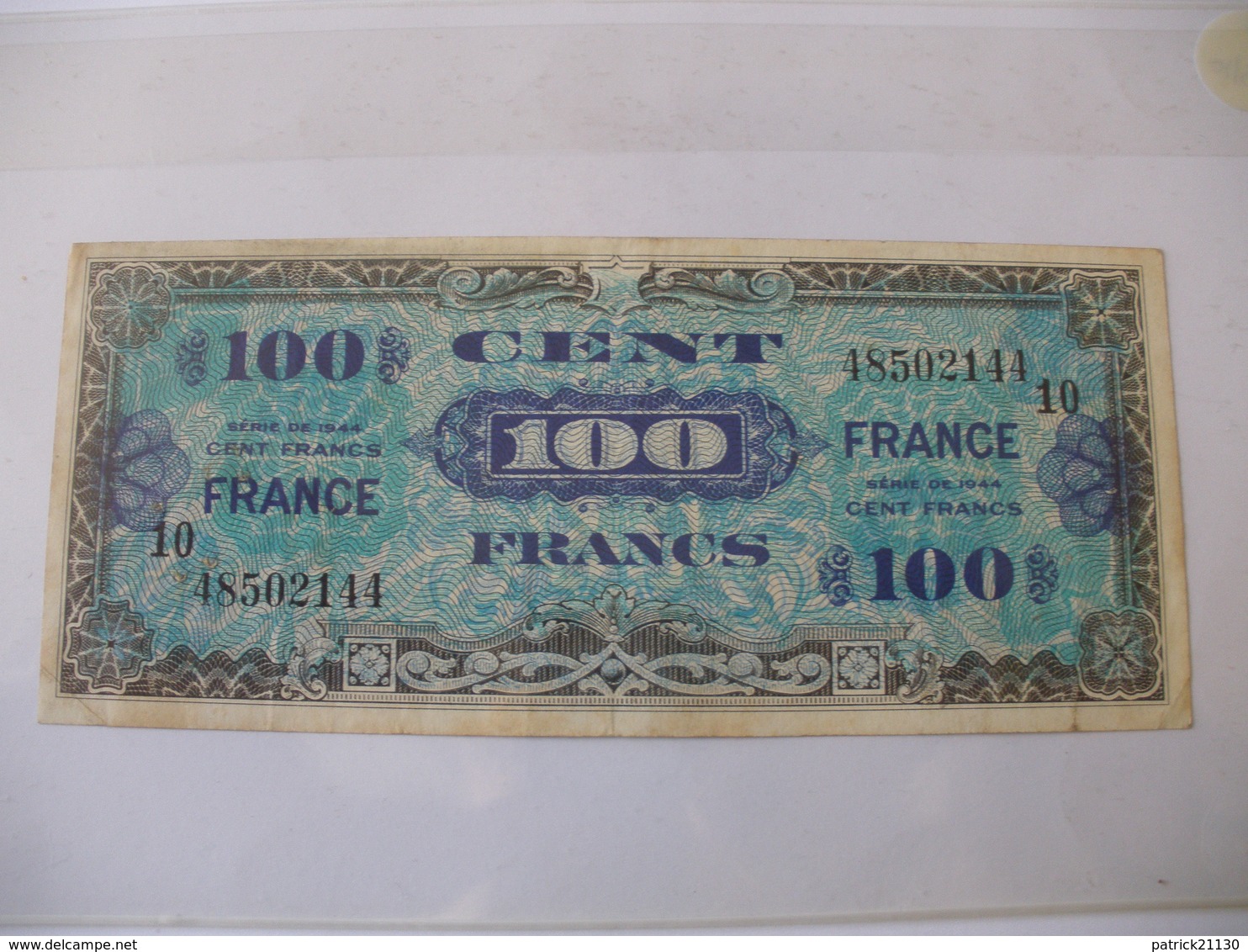 100 F FRANCE TYPE 1945 SERIE 10 - Autres & Non Classés