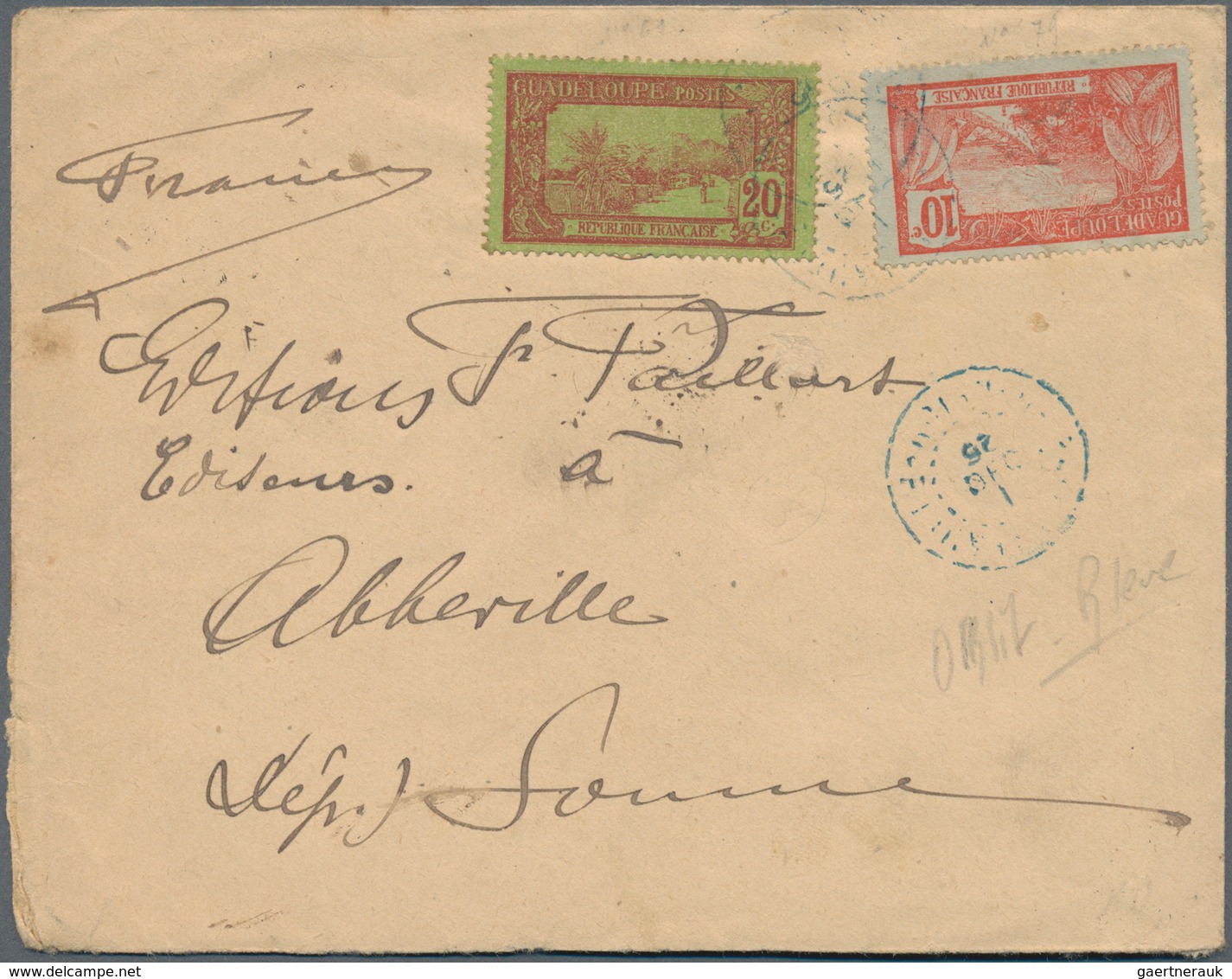 Guadeloupe: 1836/1990 (ca.), Lot Of Apprx. 44 Covers/cards, Incl. Some Stampless Entires, Attractive - Briefe U. Dokumente