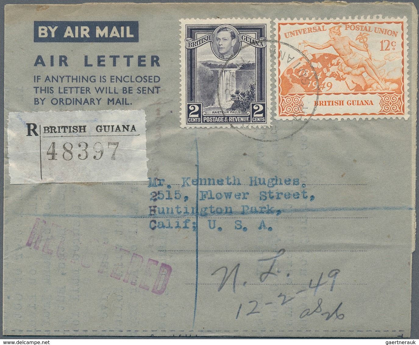 Guyana: 1949/75 (ca.) Accumulation Of Ca. 104 Unused And Used/CTO Aerogrammes And Airletters With Be - Guyana (1966-...)