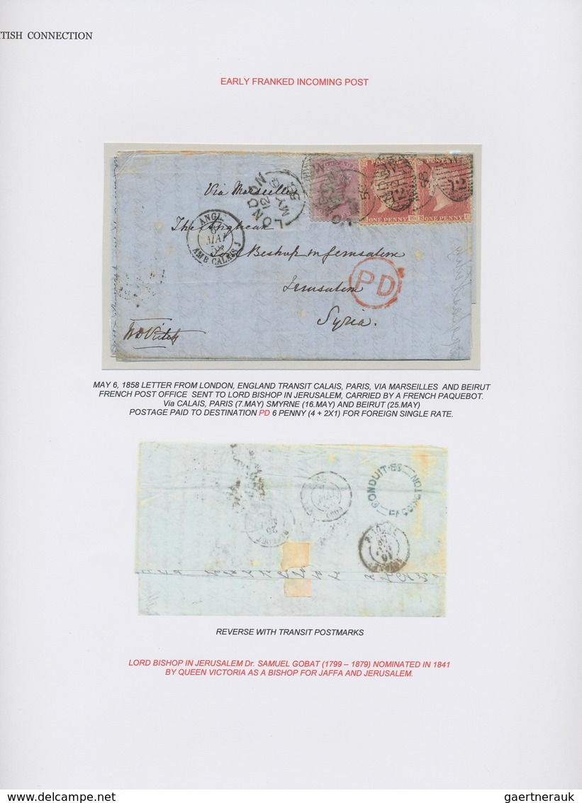 Holyland: 1655-1917, "JERUSALEM OF GOLD" Exhibition Collection on 128 leaves starting with Francisca