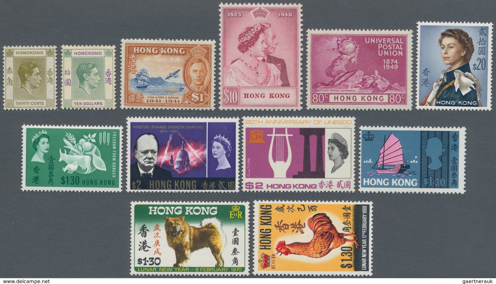 Hongkong: 1937/2008, U/m Collection In Two Stockbooks, Well Collected Throughout With Better Issues - Sonstige & Ohne Zuordnung