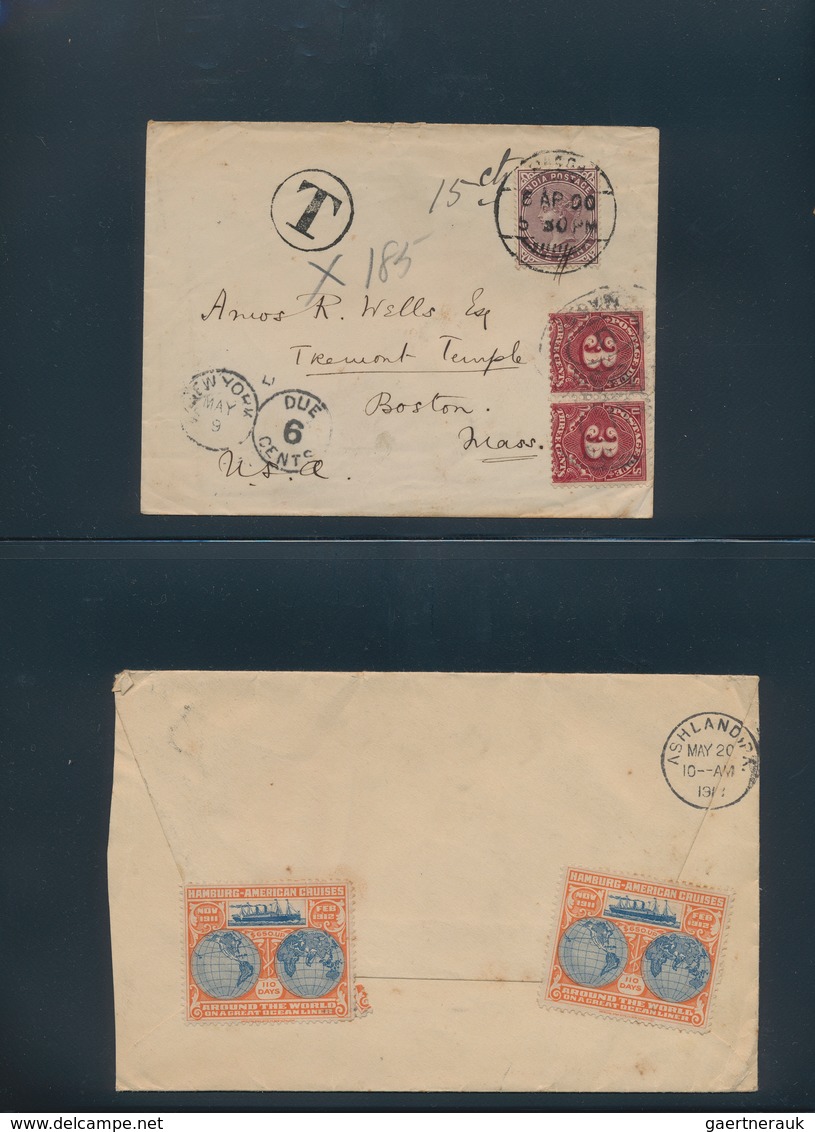 Indien: 1854-1947: Collection Of About 140 Covers, Postcards And Postal Stationery Items, With Three - 1852 Provinz Von Sind