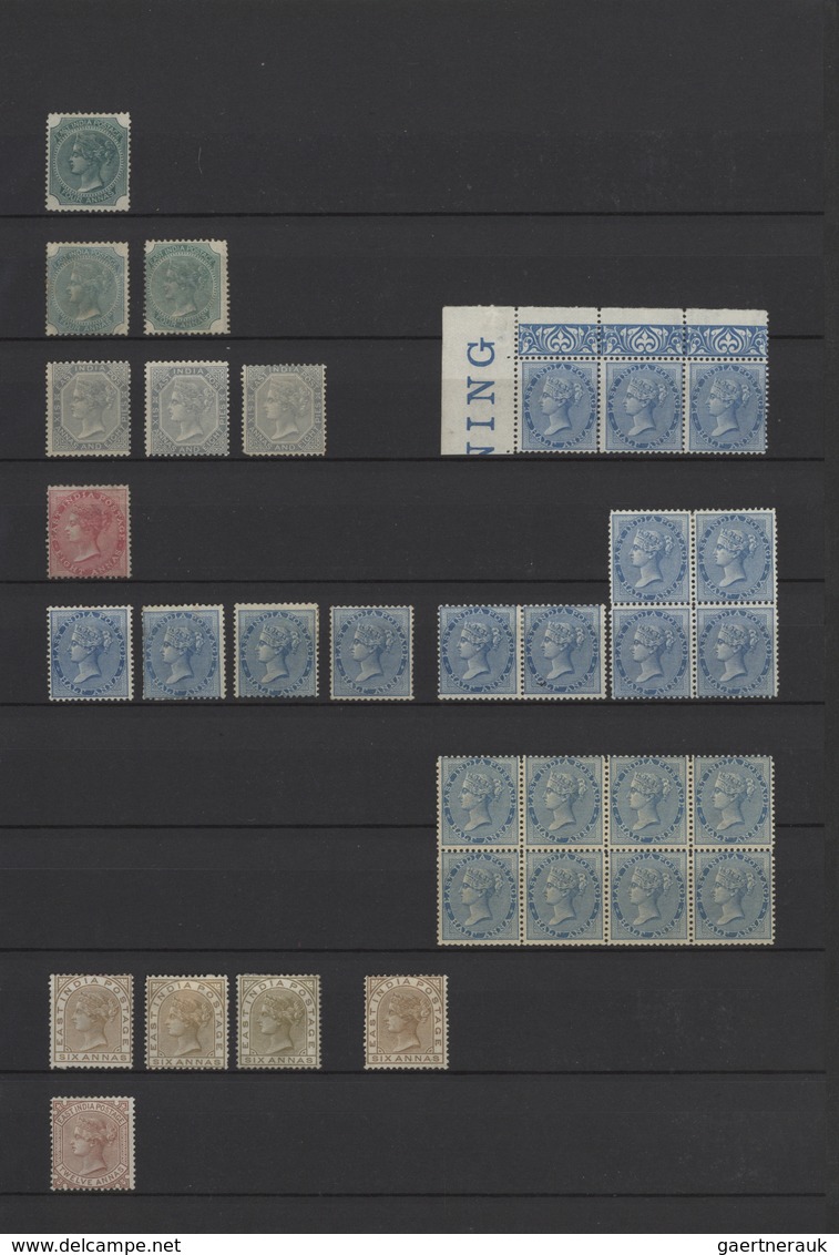 Indien: 1856-1946 MINT Collection Of British India Stamps, Including Most Of The Stamps Issued, Star - 1852 Provinz Von Sind