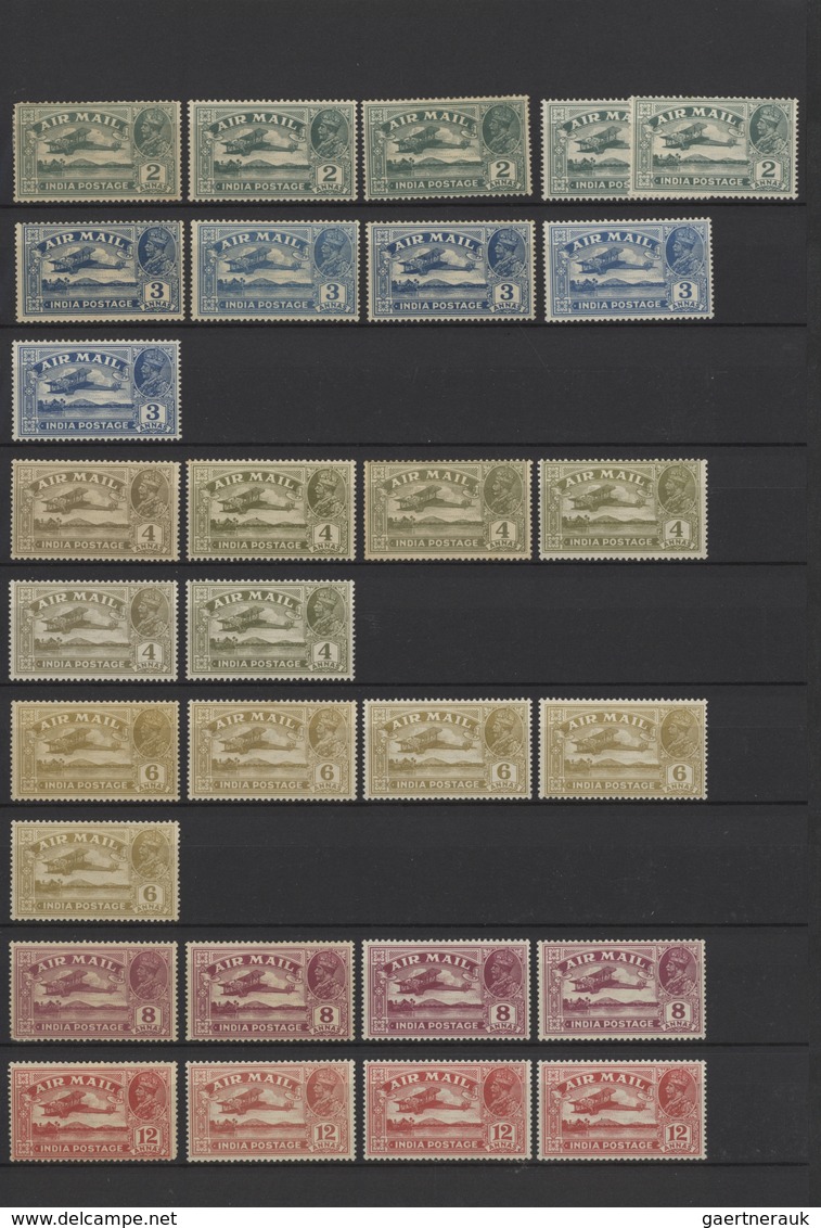 Indien: 1856-1946 MINT collection of British India stamps, including most of the stamps issued, star