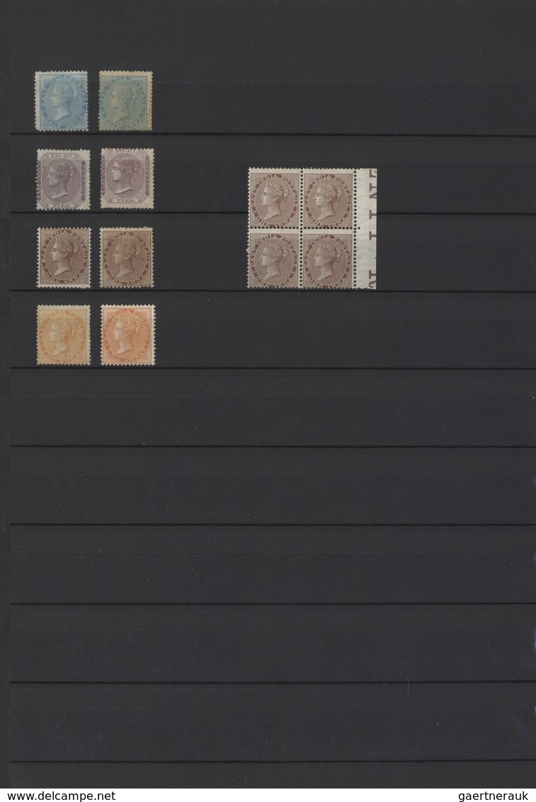 Indien: 1856-1946 MINT collection of British India stamps, including most of the stamps issued, star