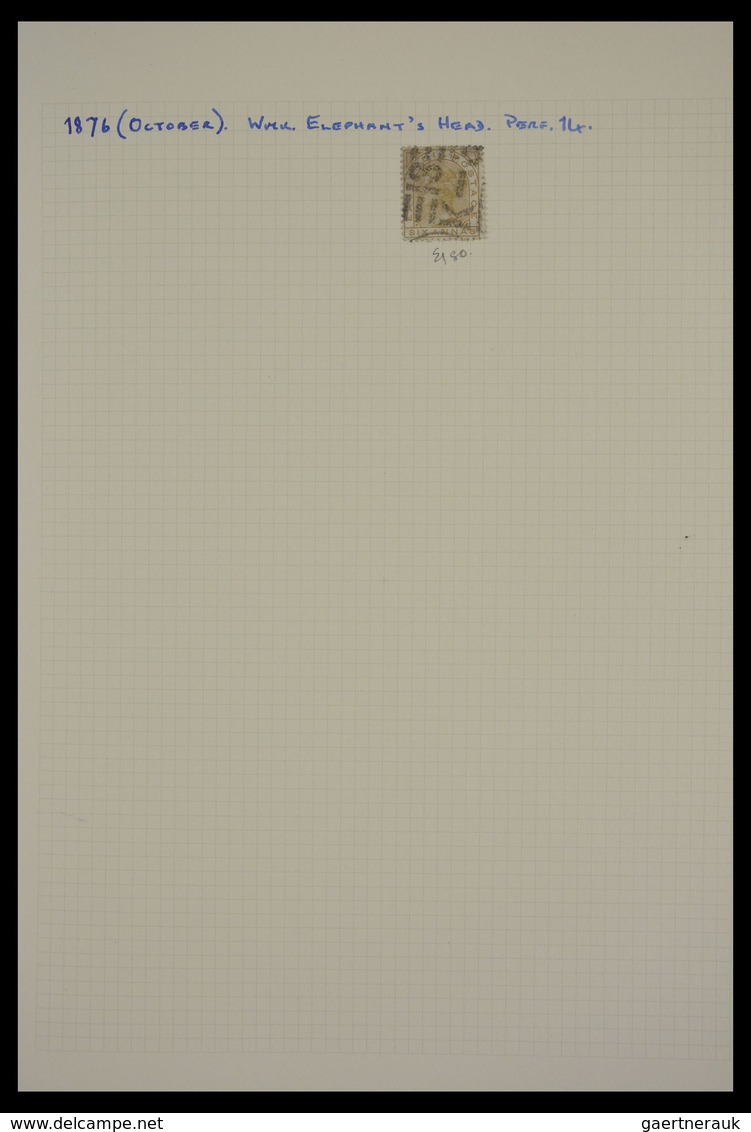 Indien: 1856-1959: Nice mainly used collection including nice classic part, better stamps and sets,