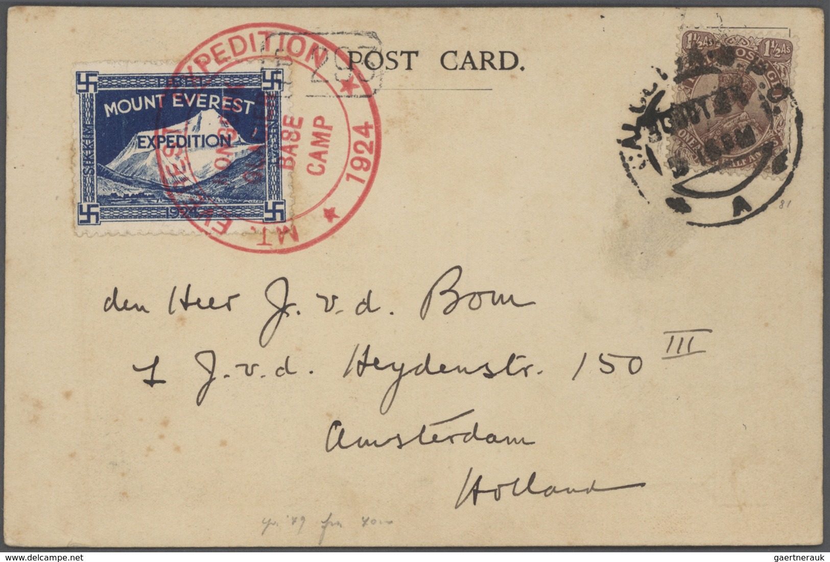 Indien: 1860-1946 Ca.: More Than 500 Covers, Letters, Postcards Etc., From QV To KGVI. Era, With Man - 1852 Provinz Von Sind