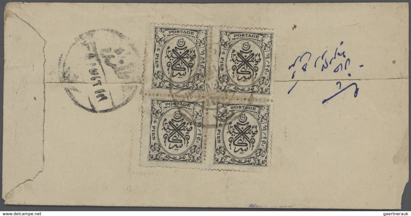 Indien: 1880's/1950's ca.: Accumulation of about 170 covers, postcards and postal stationery from In