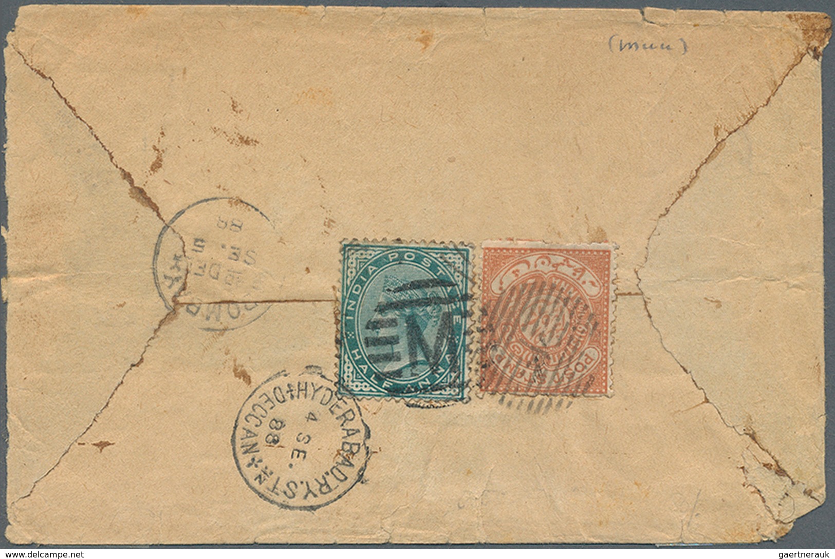 Indien: 1880's/1950's ca.: Accumulation of about 170 covers, postcards and postal stationery from In