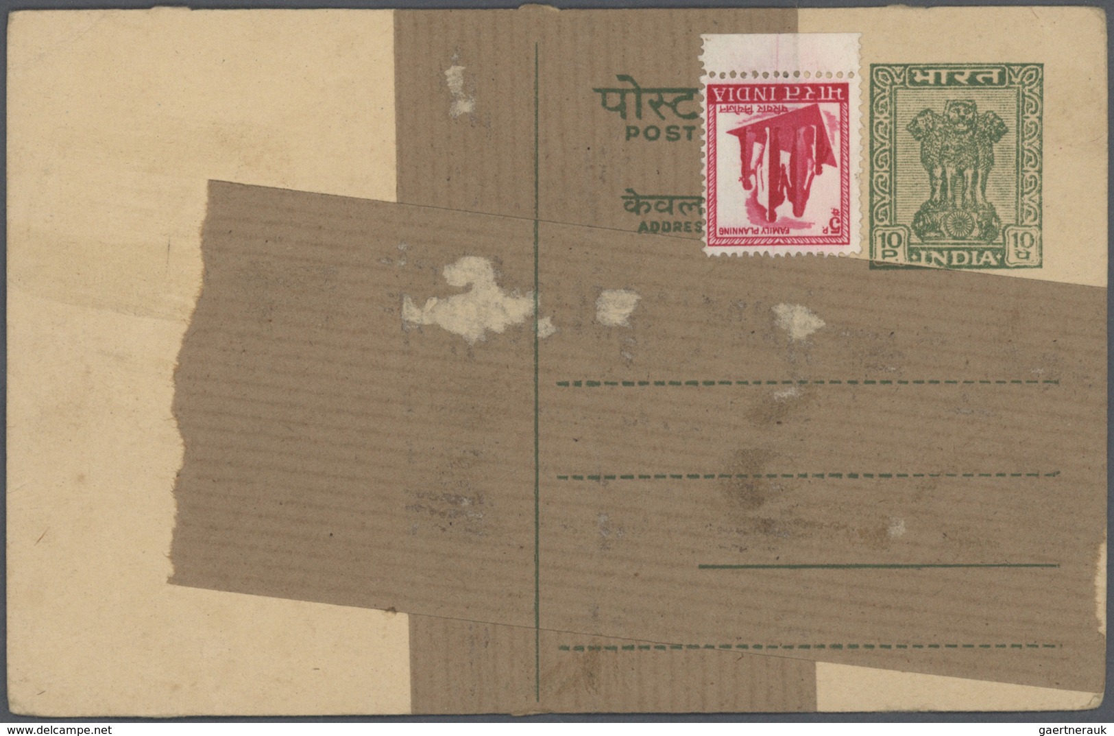 Indien: 1947-1970's: Accumulation Of More Than 500 Post-Independence Covers, Postcards And Postal St - 1852 Provinz Von Sind