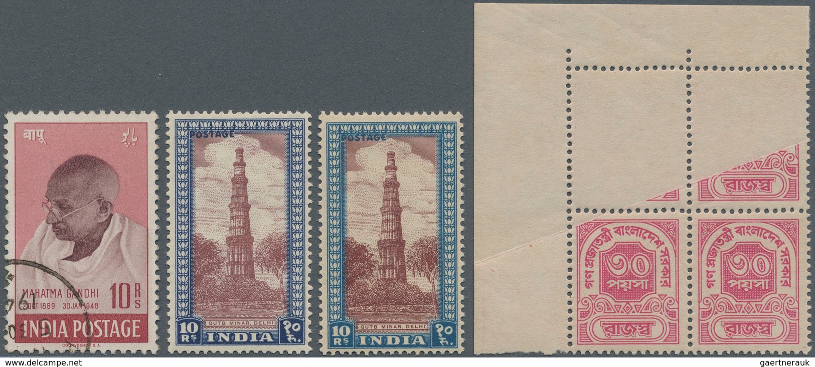Indien: 1947-2000's: Estate Of Mint And Used Stamps, Most Of Them From Independence To Modern, Some - 1852 Provinz Von Sind