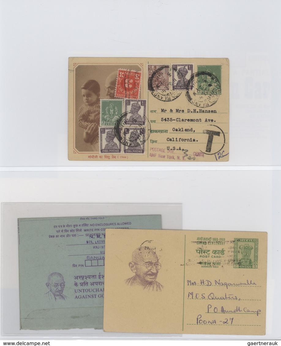 Indien: 1947-modern: "GANDHI & INDEPENDENCE" Specialized Collection Of Stamps, Photographs, Politica - 1852 Sind Province