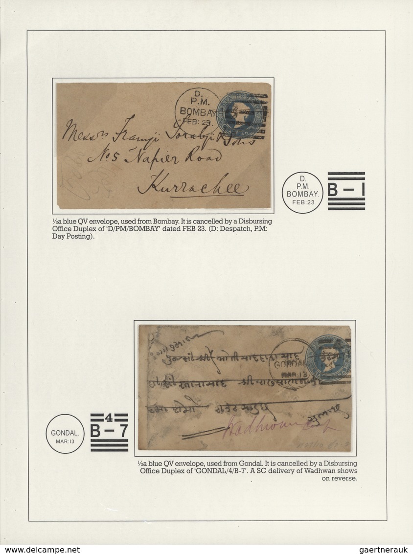 Indien - Stempel: 1860/1900(ca.), Exhibition Collection On "Victoria Postal History Of British India - Other & Unclassified