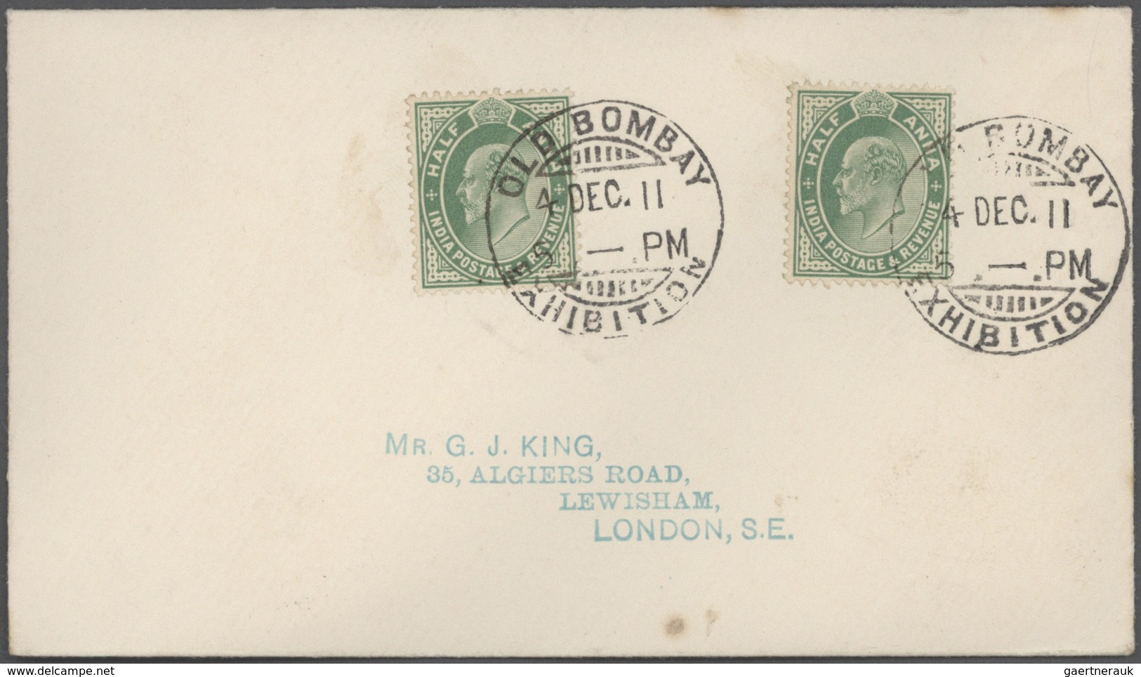 Indien - Stempel: 1911-38 SPECIAL CANCELLATIONS: Five Covers And A Postcard With Special Cancellatio - Sonstige & Ohne Zuordnung