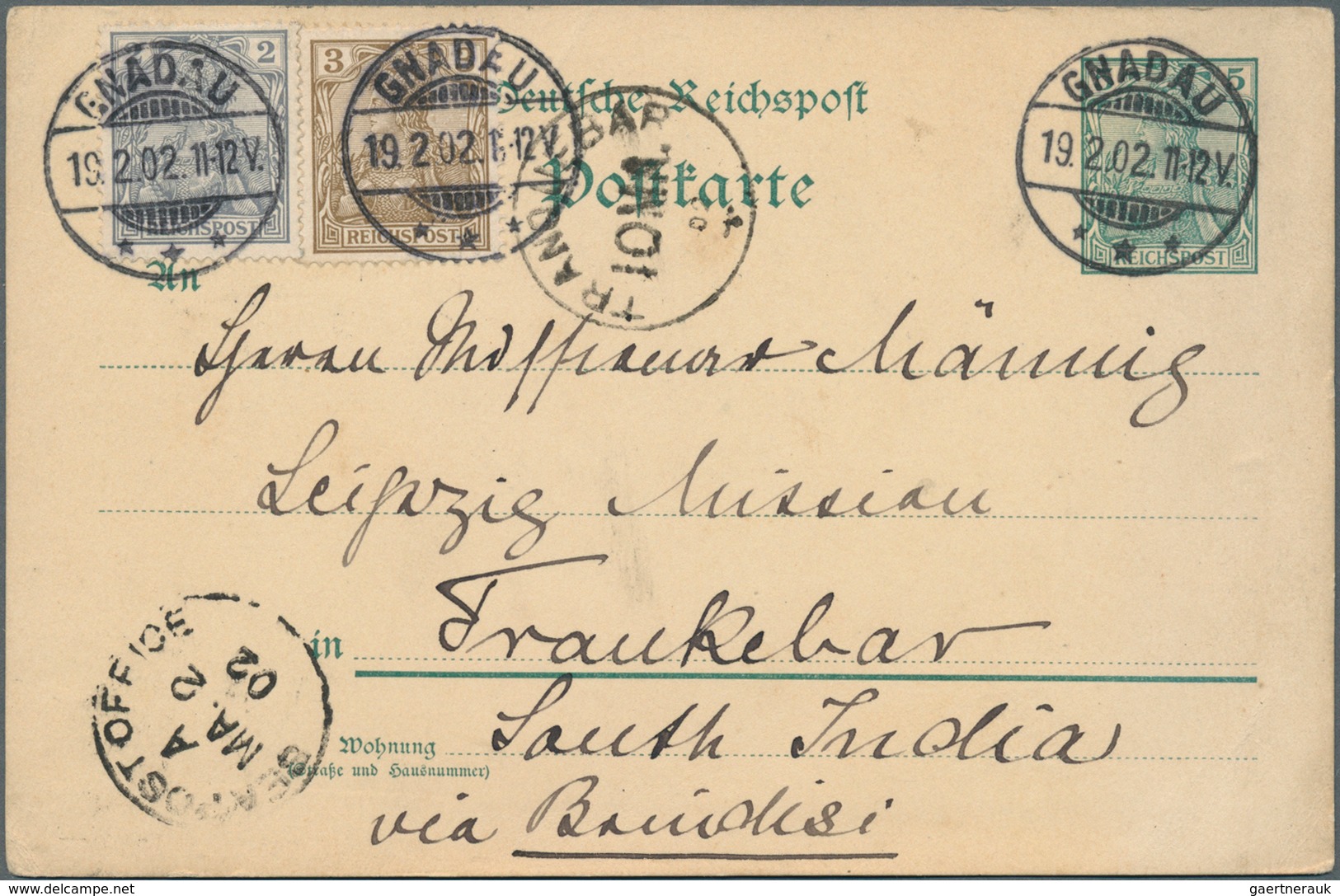 Indien - Used Abroad: 1890-1909 DANISH SETTLEMENT: Group Of 11 Postal Stationery Cards/envelopes Plu - Sonstige & Ohne Zuordnung