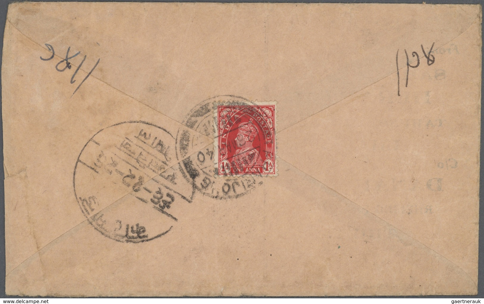 Indien - Used Abroad: TIBET 1928-53: Two Covers And Two Pieces Franked With Indian Adhesives Used In - Sonstige & Ohne Zuordnung