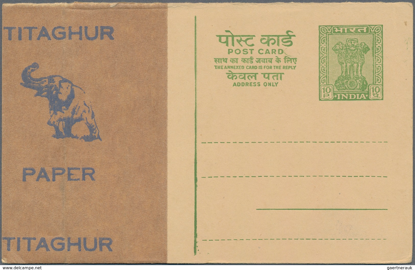 Indien - Ganzsachen: 1947-1980's: About 60 Postal Stationery Items Including Many Specials Like Regi - Ohne Zuordnung