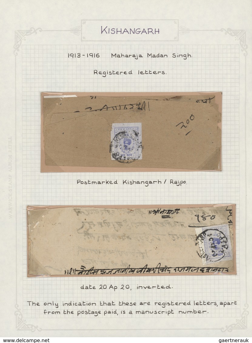 Indien - Feudalstaaten: 1868-1949 Comprehensive and specialized collection of mint and used stamps,