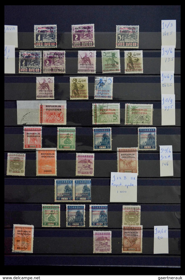 Indonesien: 1945-1948: Very Wellf Illed, Mint Hinged And Used Collection Interimperiod Indonesia In - Indonesia