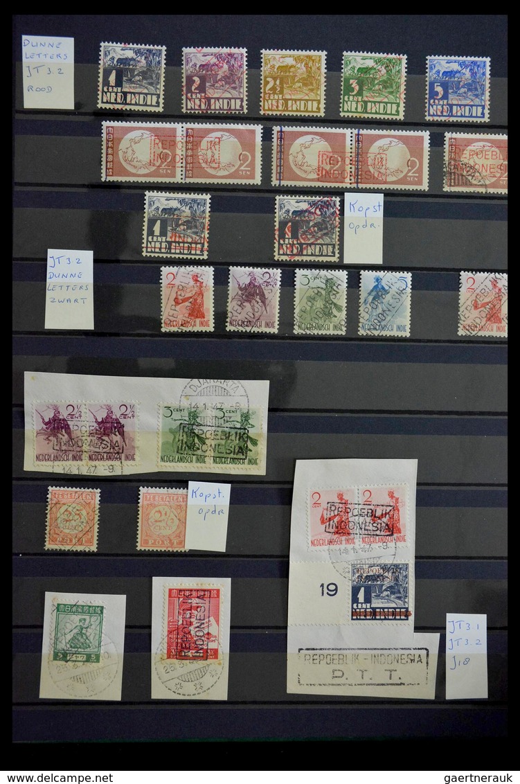 Indonesien: 1945-1948: Very Wellf Illed, Mint Hinged And Used Collection Interimperiod Indonesia In - Indonesia