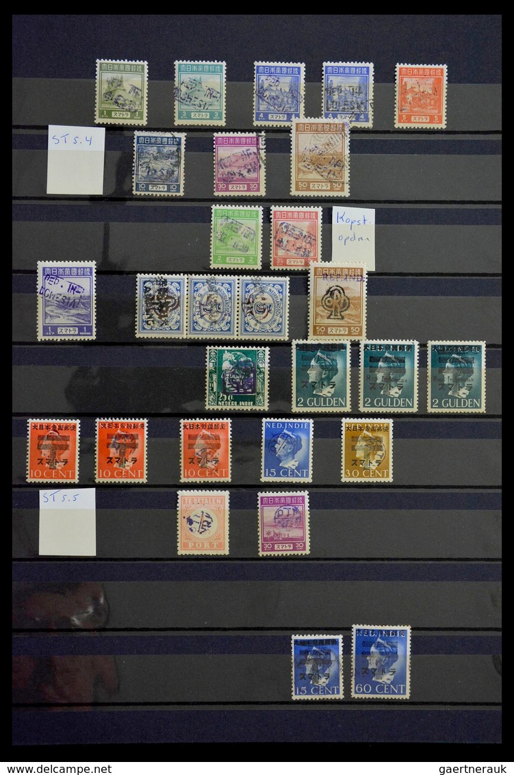 Indonesien: 1945-1948: Very wellf illed, mint hinged and used collection interimperiod Indonesia in