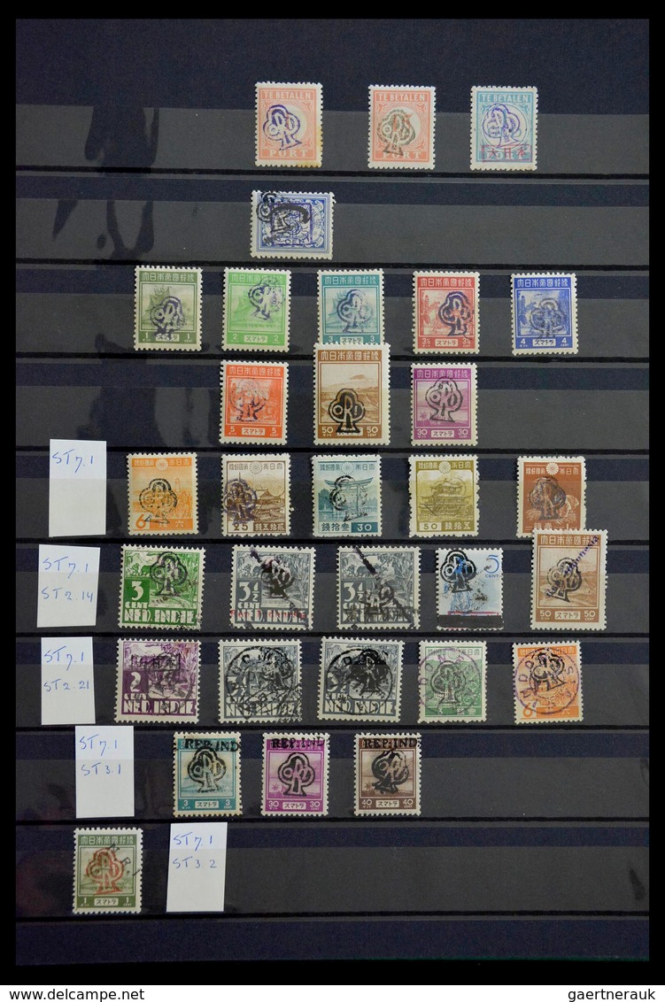 Indonesien: 1945-1948: Very wellf illed, mint hinged and used collection interimperiod Indonesia in