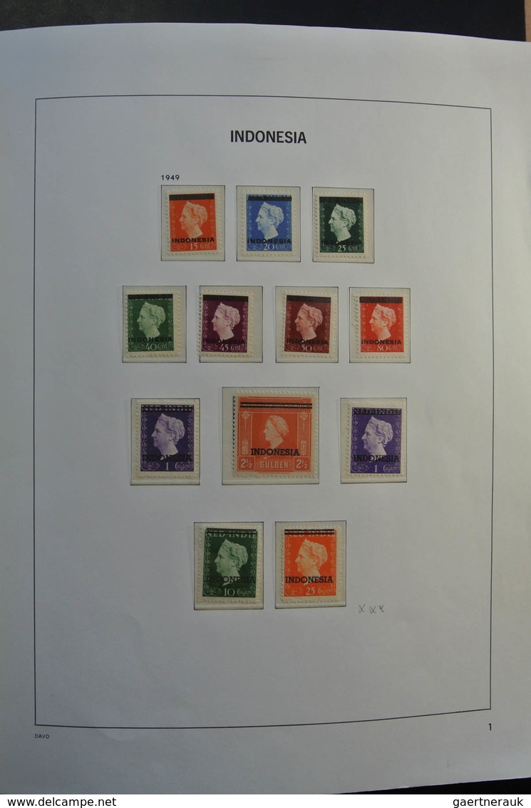 Indonesien: 1949-2010: As Good As Complete, Almost Only MNH Collection Indonesia 1949-2010 In 4 Davo - Indonesien
