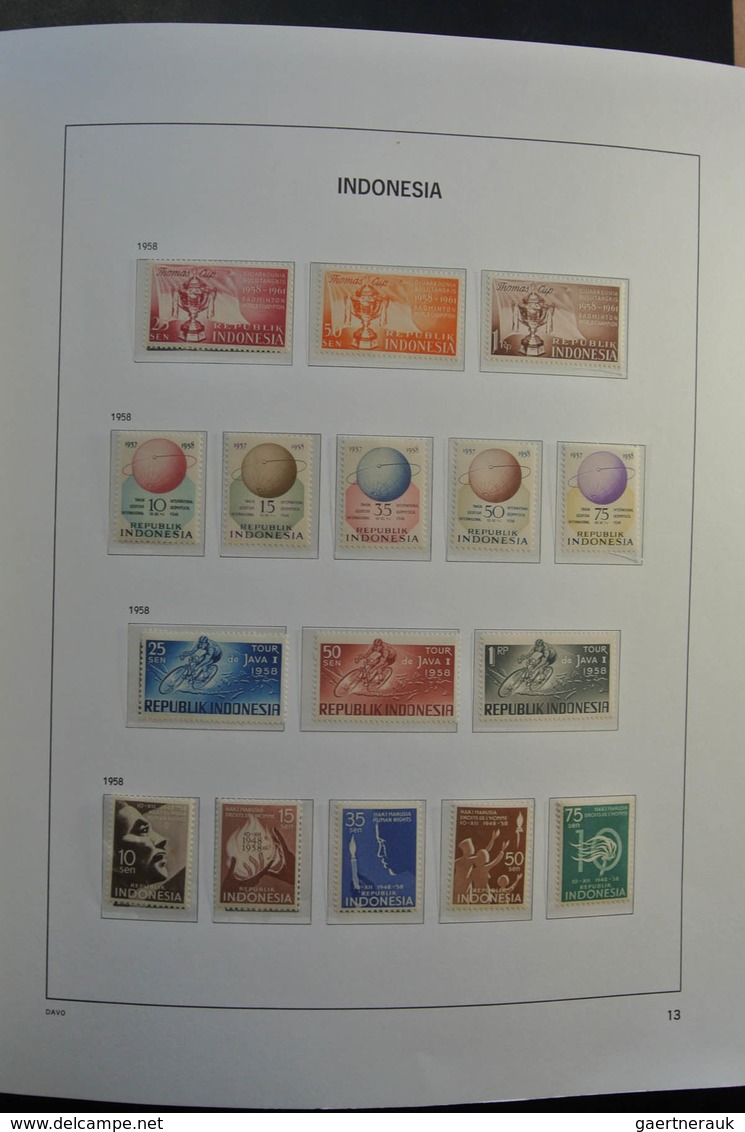 Indonesien: 1949-2010: As Good As Complete, Almost Only MNH Collection Indonesia 1949-2010 In 4 Davo - Indonesien